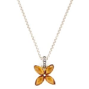 John Hardy Kawung Cognac Quartz Necklace